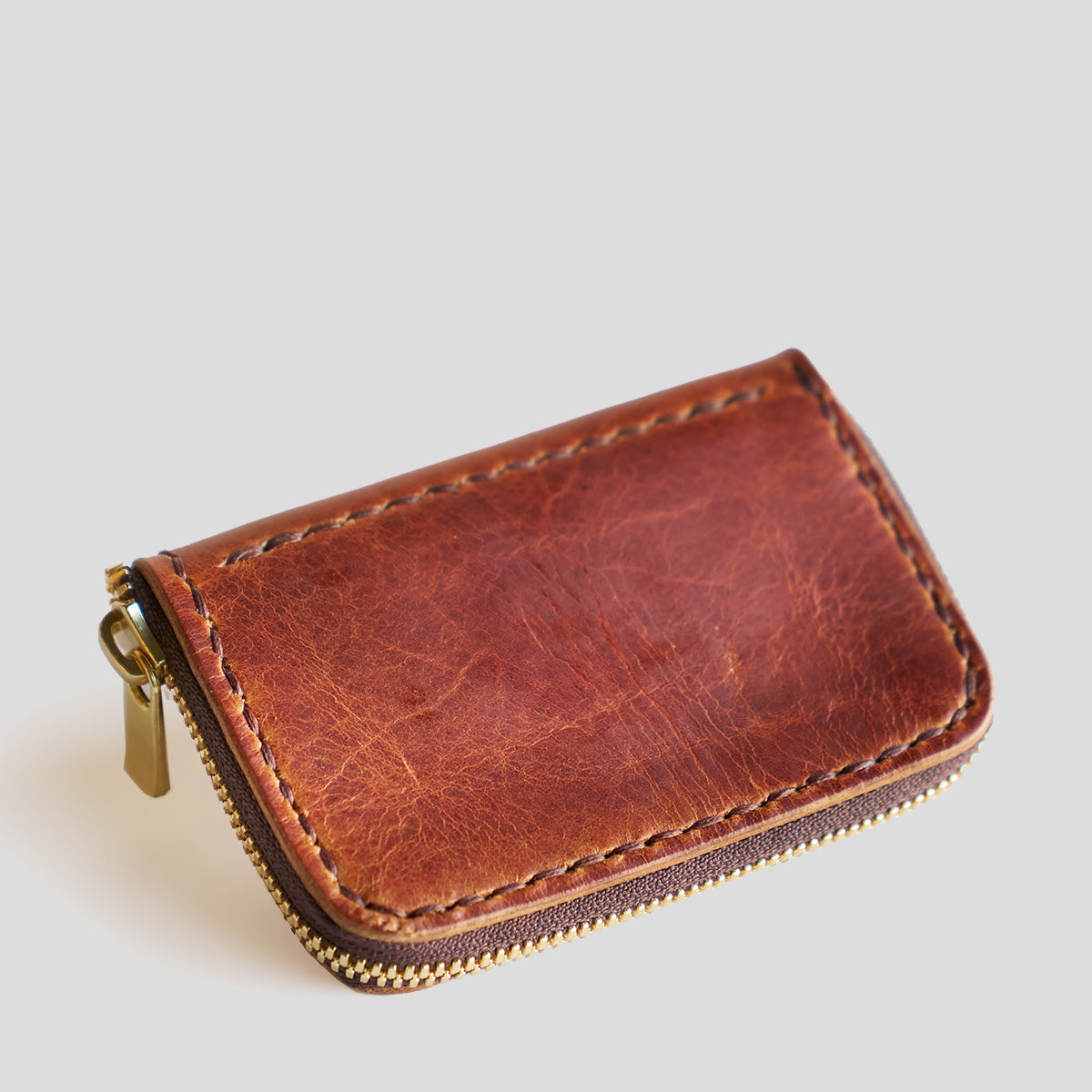 Full-Zip Dublin No.20 Wallet | Chestnut