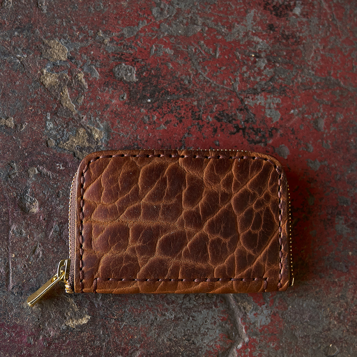 Full-Zip Bison No.20 Wallet | Walnut