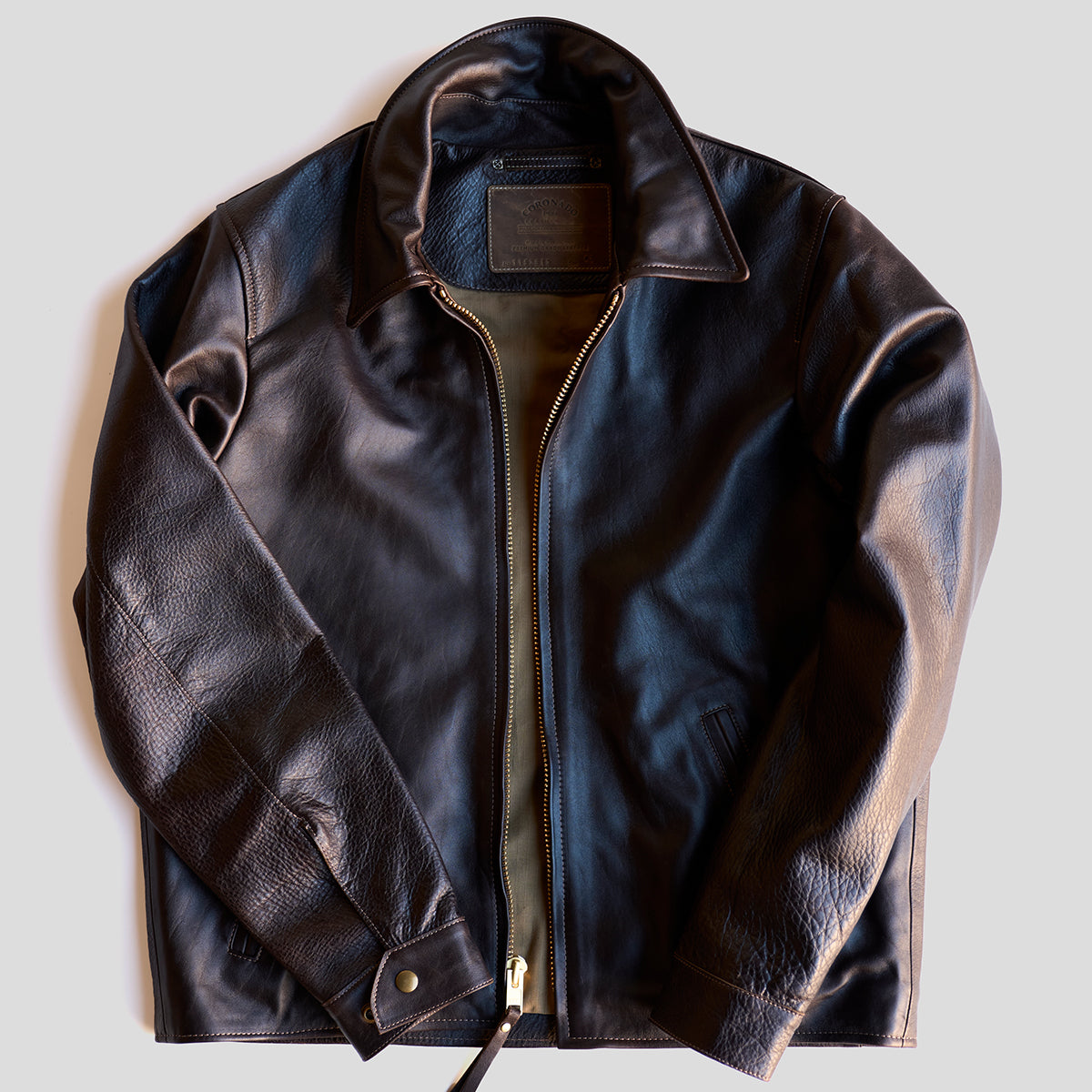 No.115 Classic Bomber | Horween® Horsehide Brown