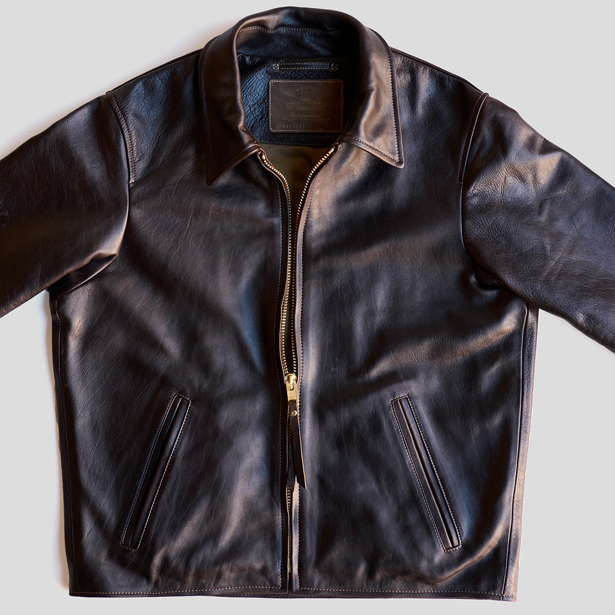 No.115 Classic Bomber | Horween® Horsehide Brown