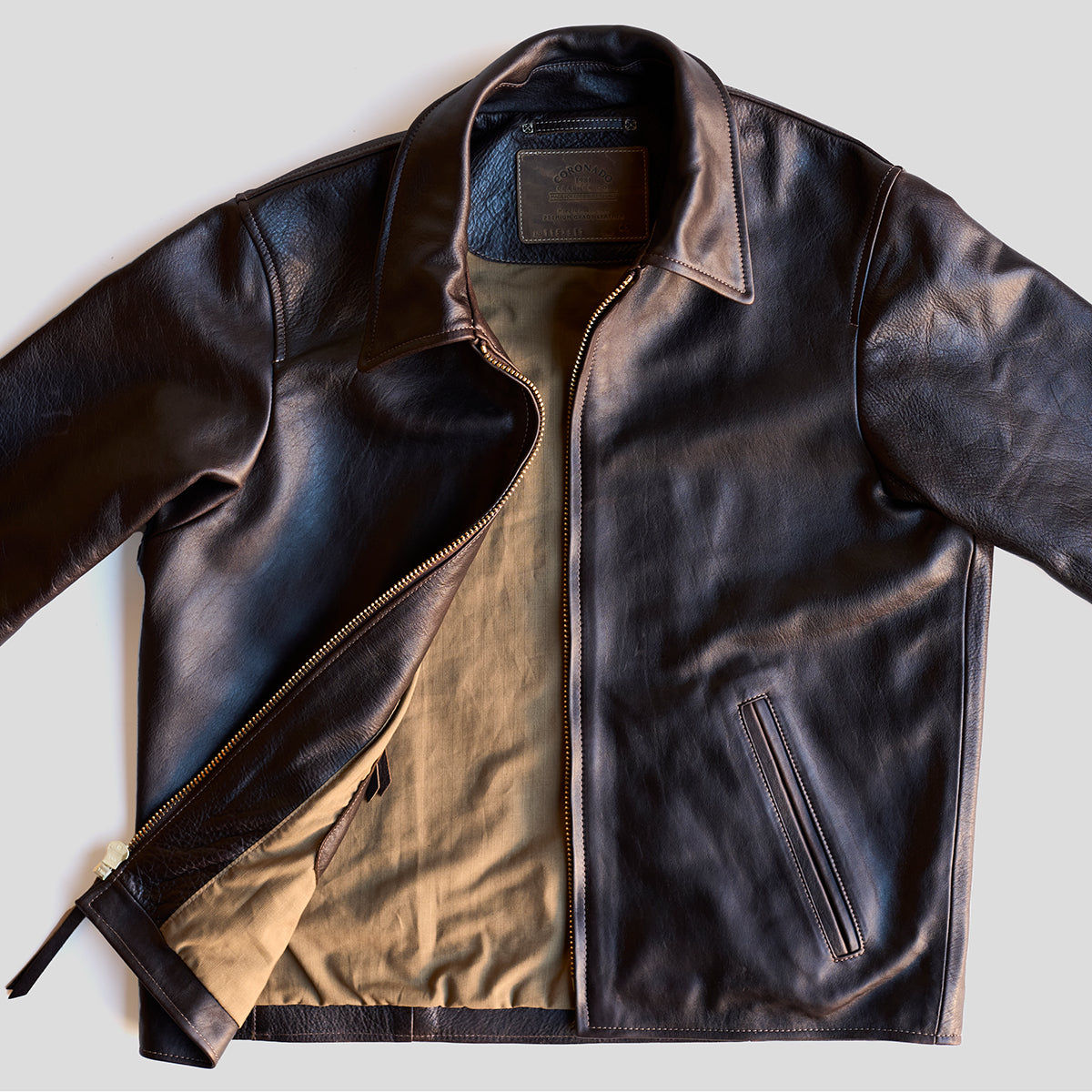 No.115 Classic Bomber | Horween® Horsehide Brown