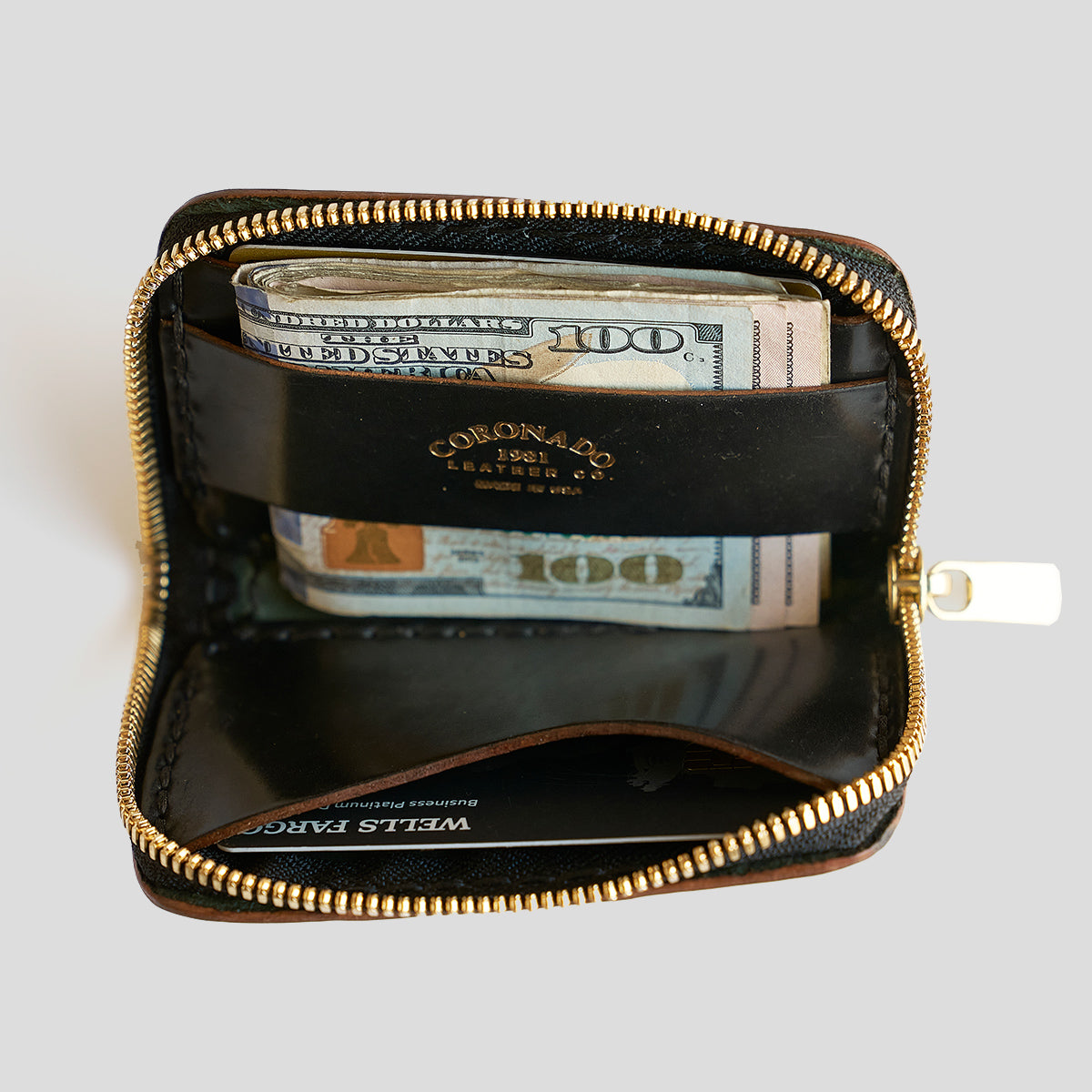 Full-Zip Shell No.20 Wallet | Black