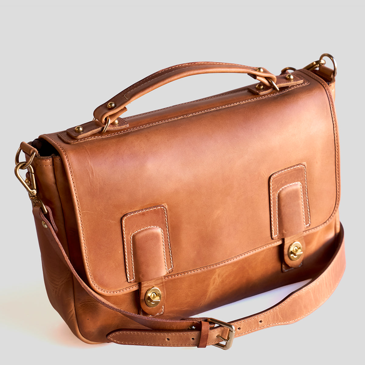 No.201 Americana Messenger | Horween® Natural