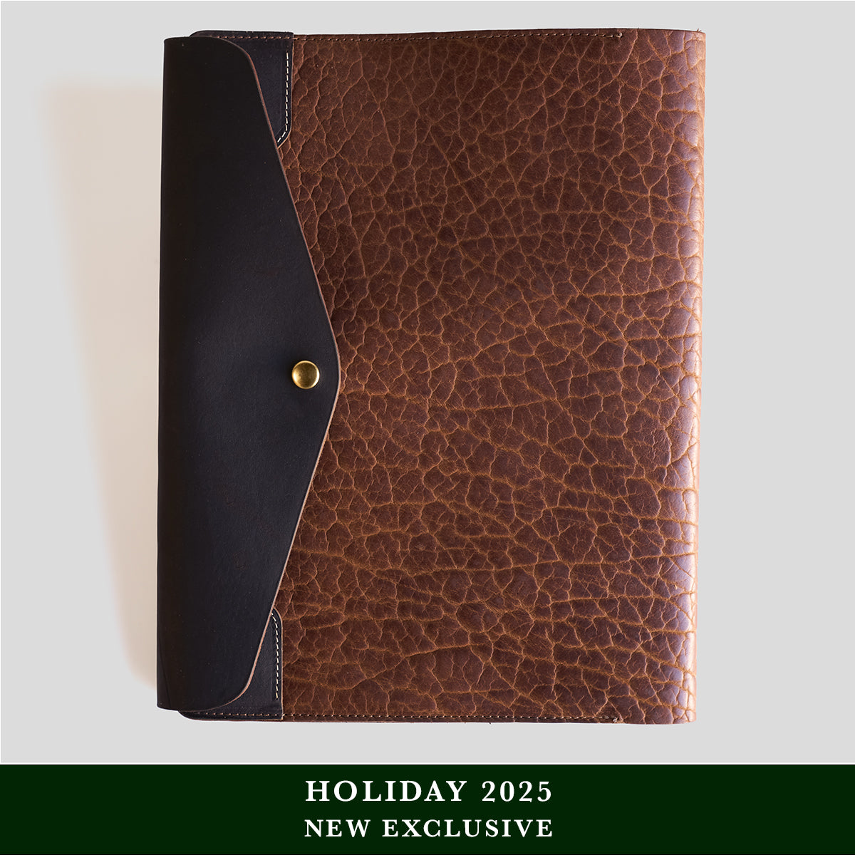 No.814 A4 Portfolio | Shrunken Bison Walnut