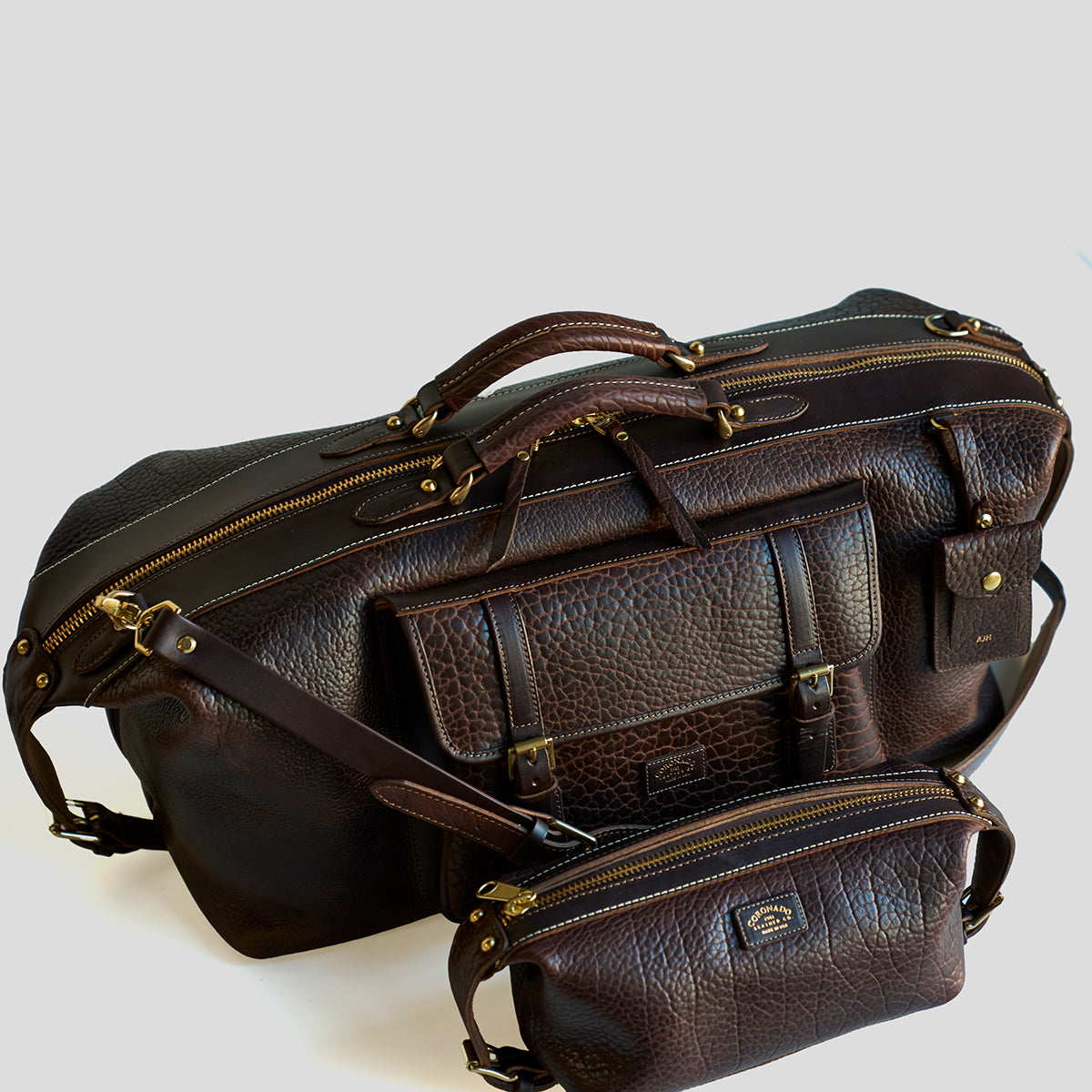 No.207 CEO Duffel | LE Bison Dark Brown