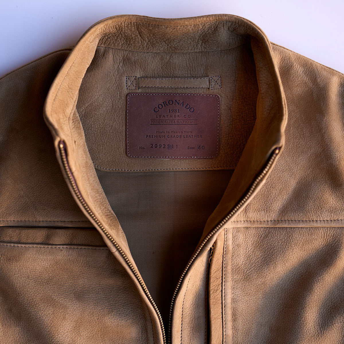 No.209 Kodiak Travel Vest | Nubuck Coyote Tan