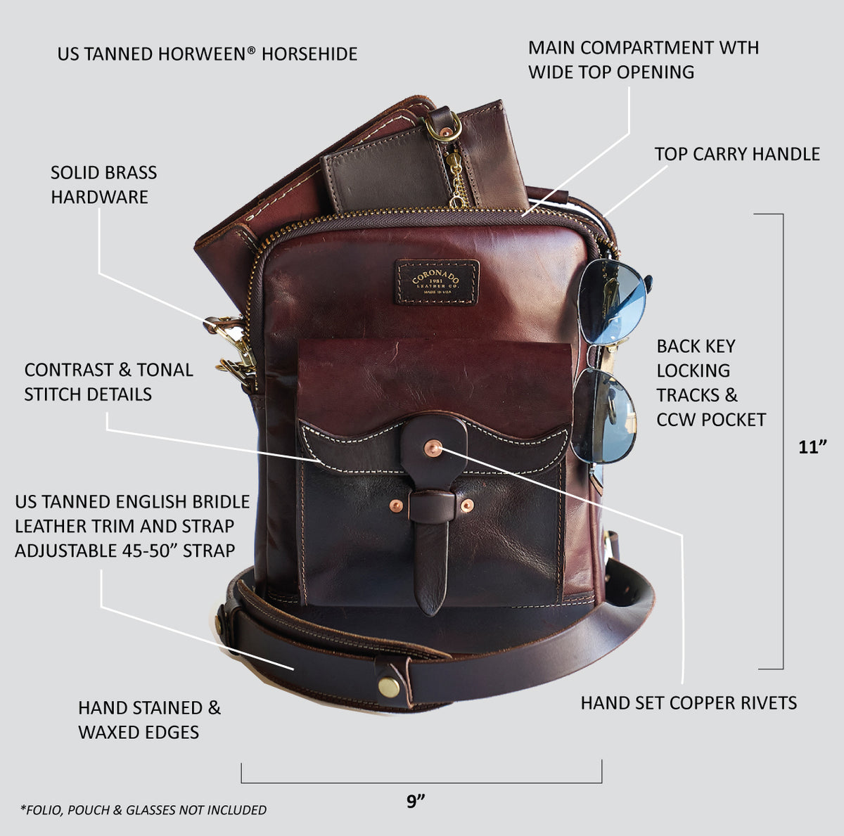 The Primo Crossbody No.277 | Horsehide CXL