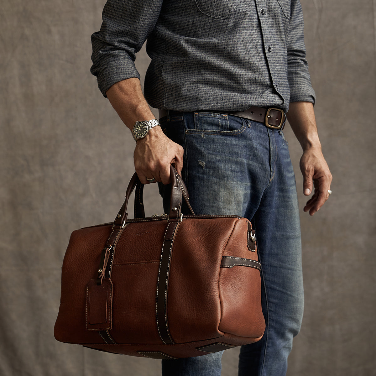 No.007 Duffel | Horween® Bison #8