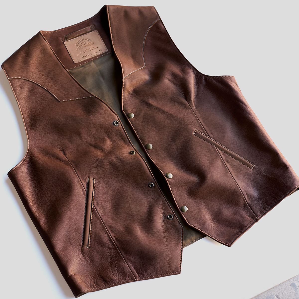 No.480 Fremont Vest | Napa Brown LE