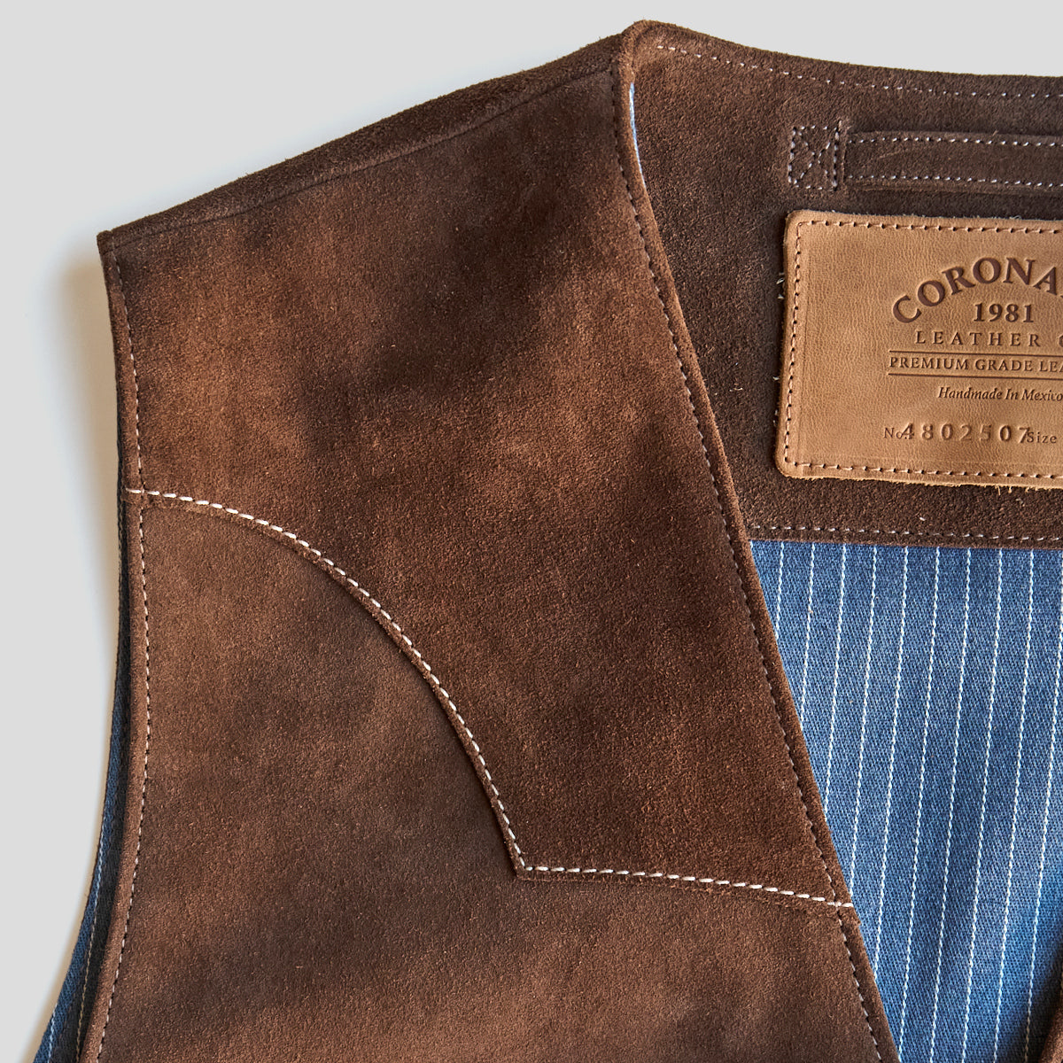 No.480 Fremont Vest | Brown Suede LE