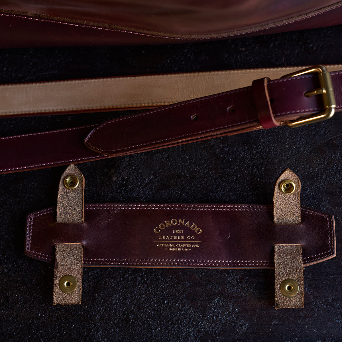 No.541 Chicago Shell Briefcase | Horween® Marbled #8 X2