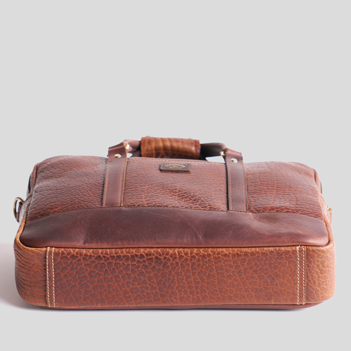No.551 Slim Briefcase | Bison Walnut