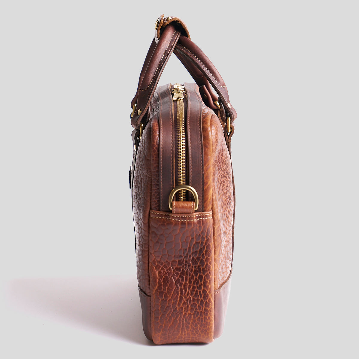 No.551 Slim Briefcase | Bison Walnut