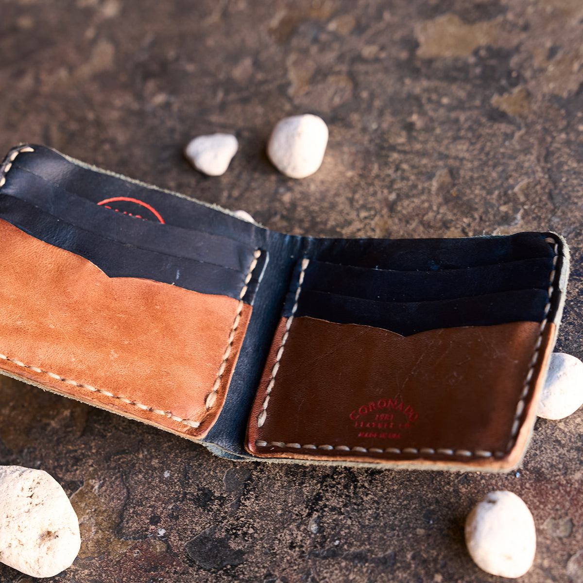 No.623 Stone-Washed Wallet | Horween® Indigo