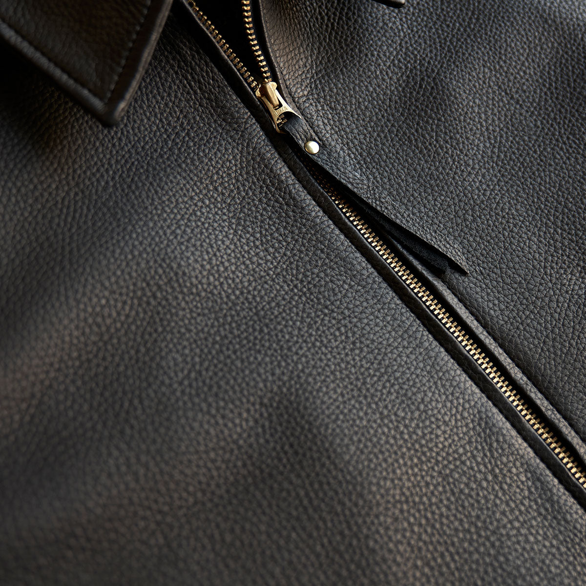 No.320 Garrison Jacket | Italian Deerskin Black