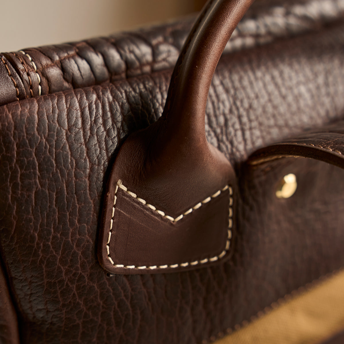 No.755 Top-Zip Backpack | Bison Brown