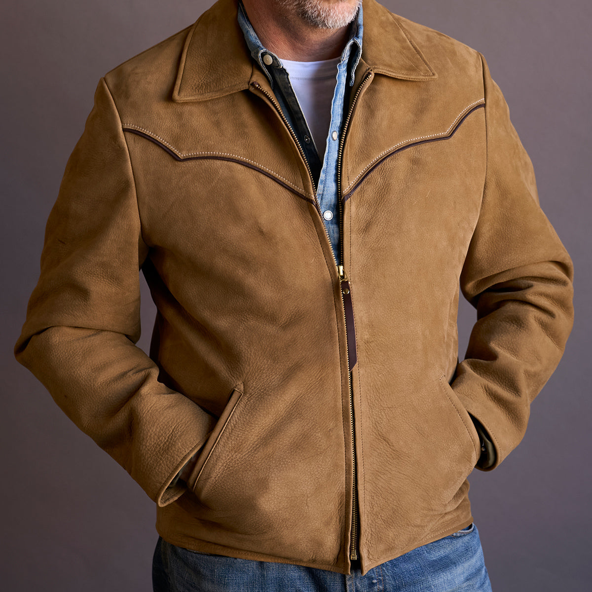 No.81 Vaquero Jacket | Coyote Tan Nubuck