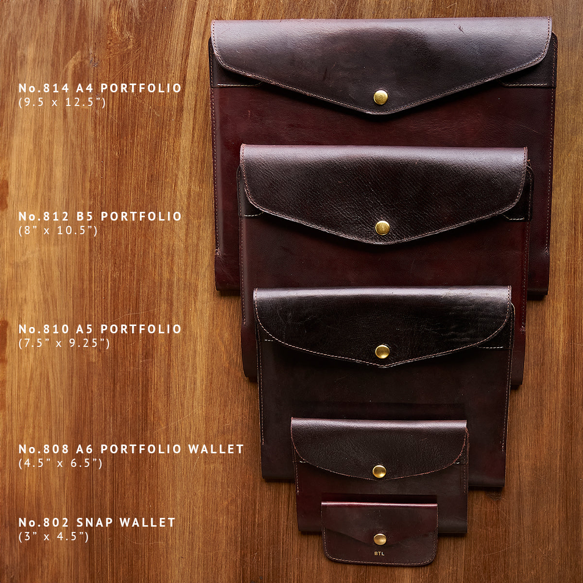 No.812 B5 Portfolio | Horween® Timber Tanned Calf