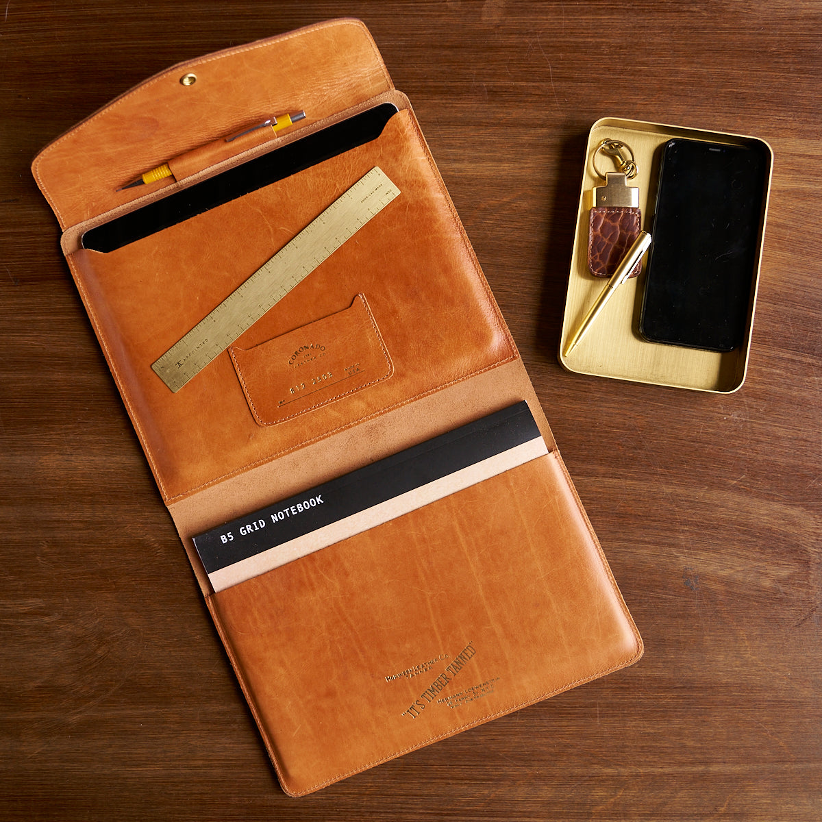 No.810 A5 Portfolio | Horween® Timber Tanned Calf