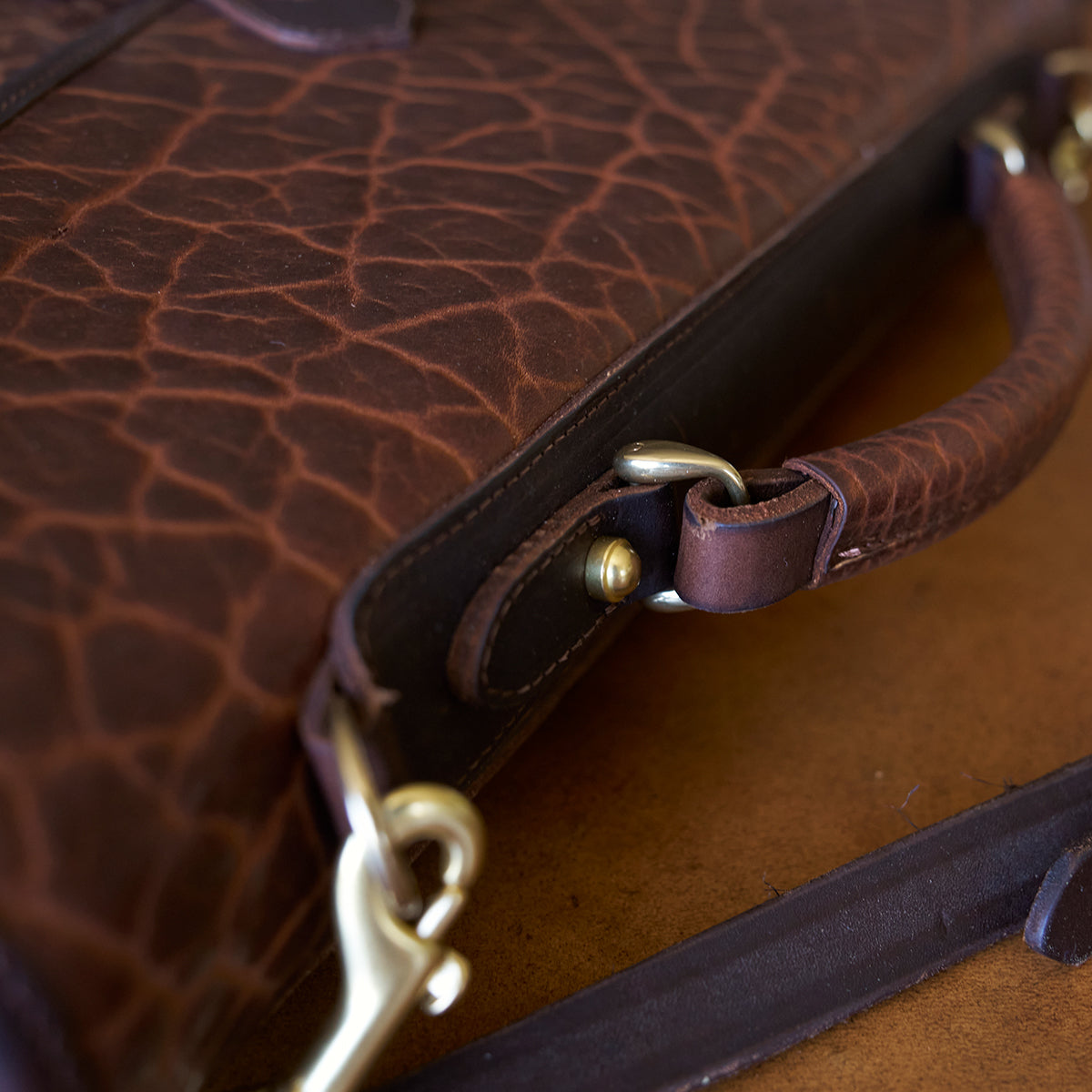 No.970 CO Executive Briefcase | Bison Walnut