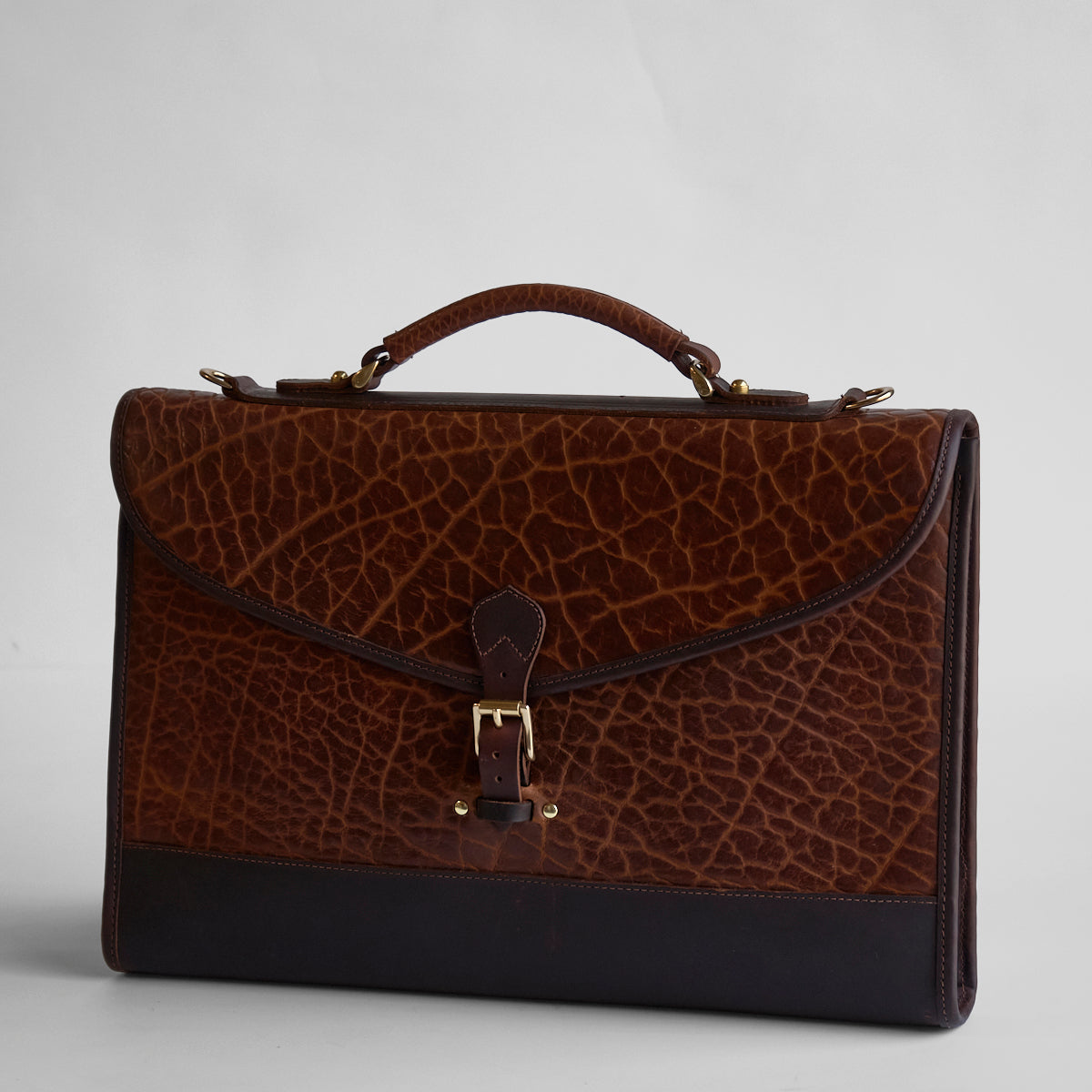 No.970 CO Executive Briefcase | Bison Walnut
