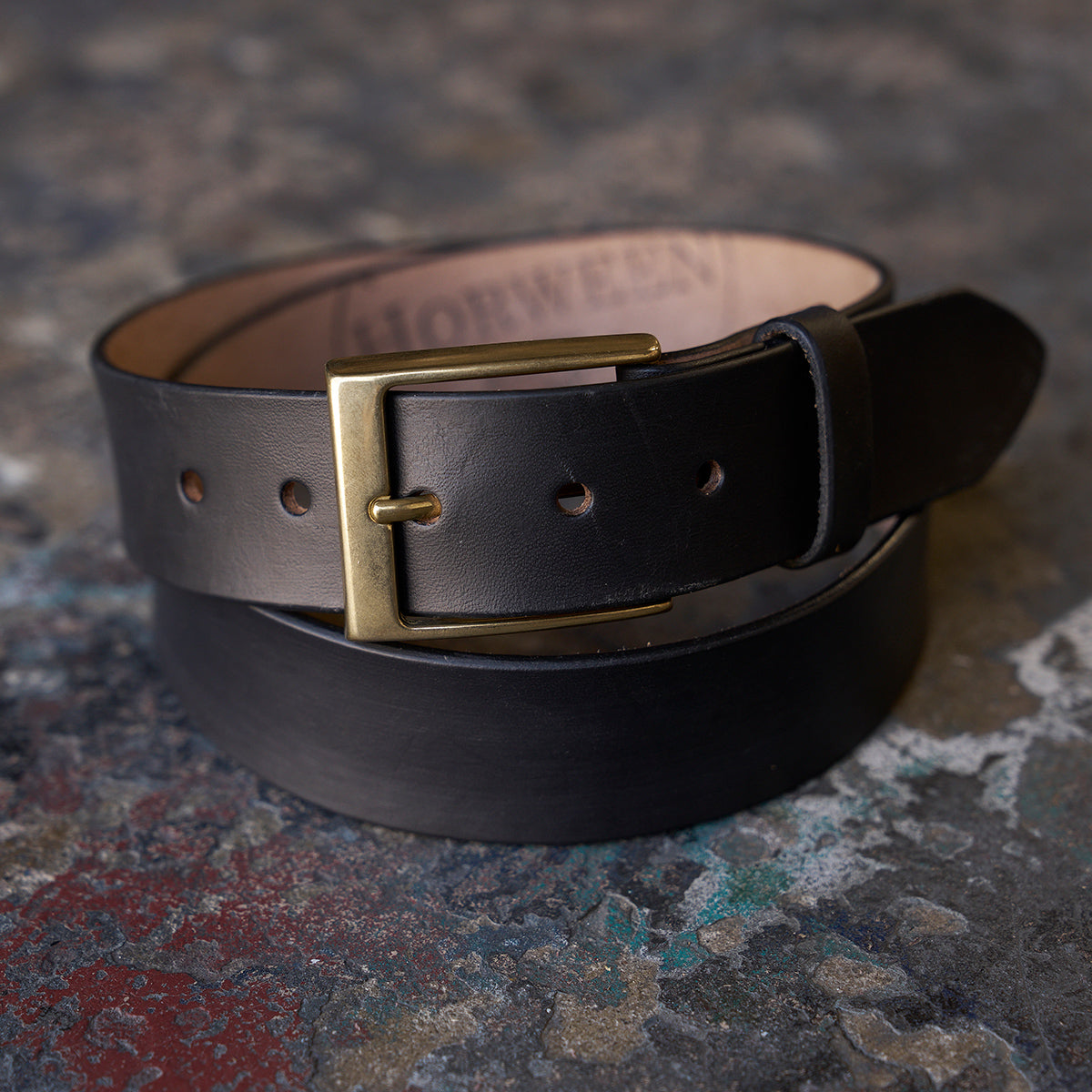 Classic Horsehide Belt No.94 | Black