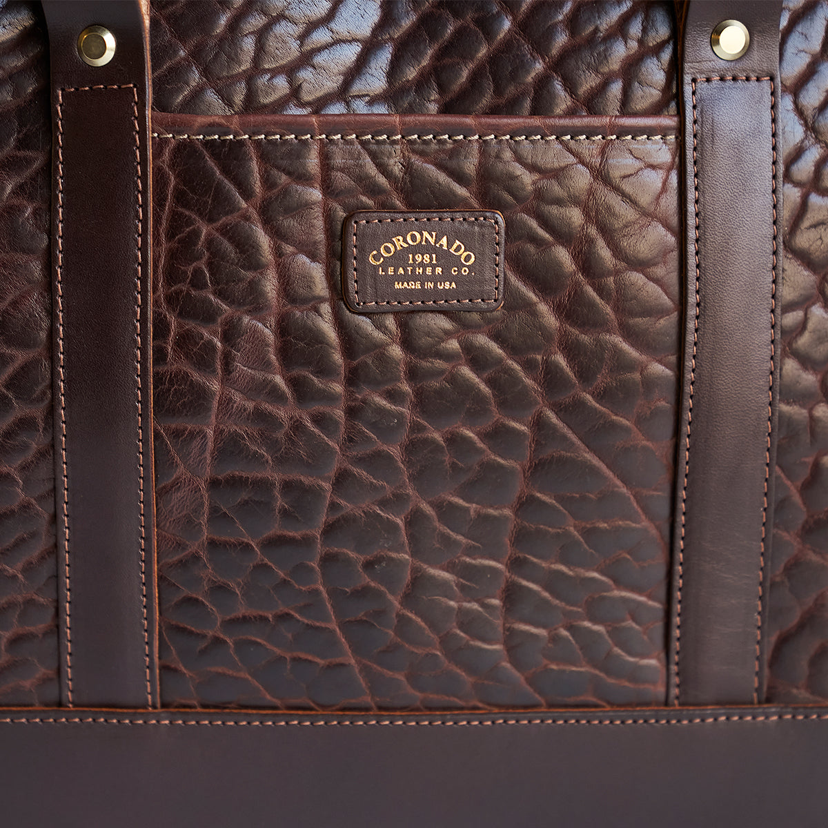 No.551 Slim Briefcase | Bison Brown
