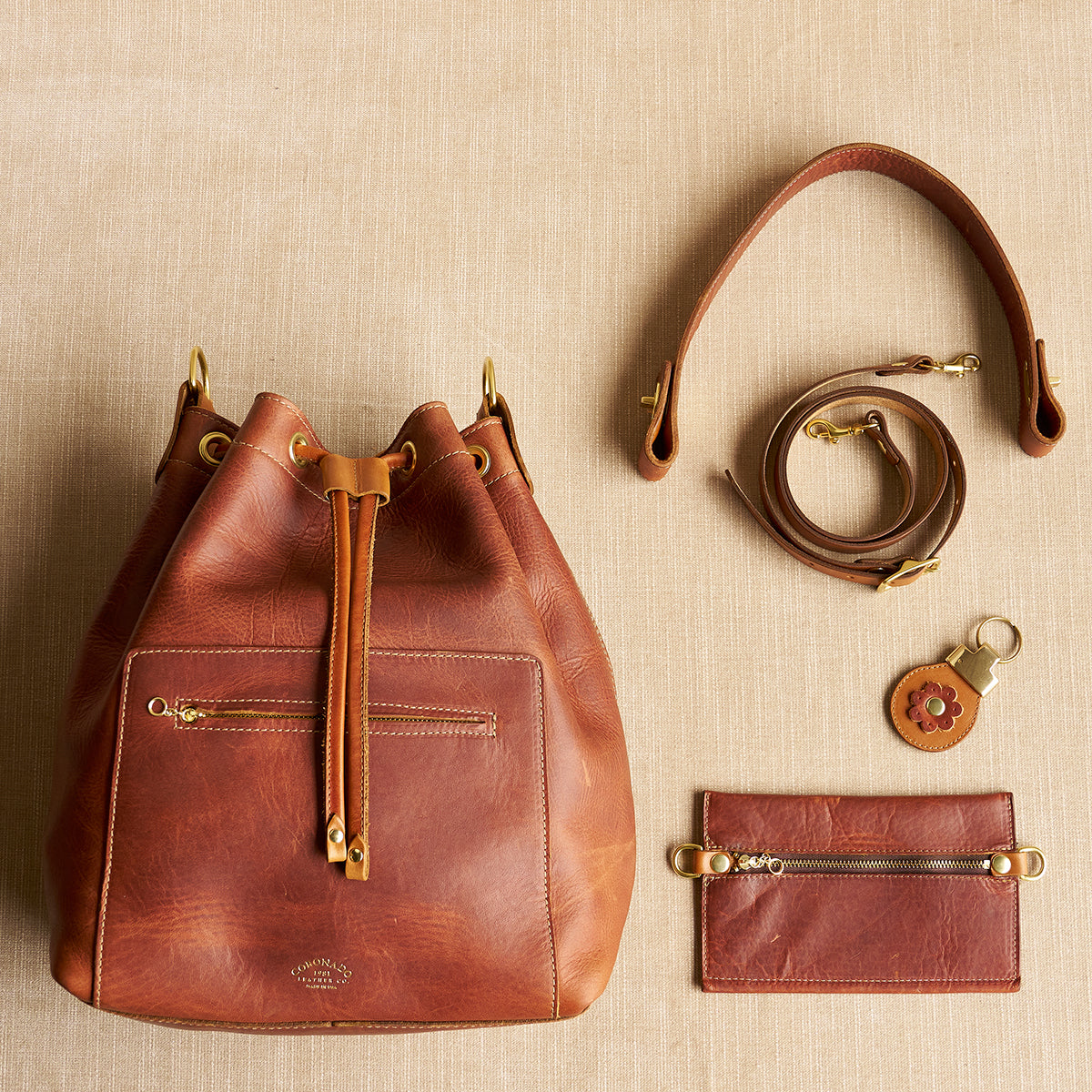 Jean Bucket Hobo | Saddle