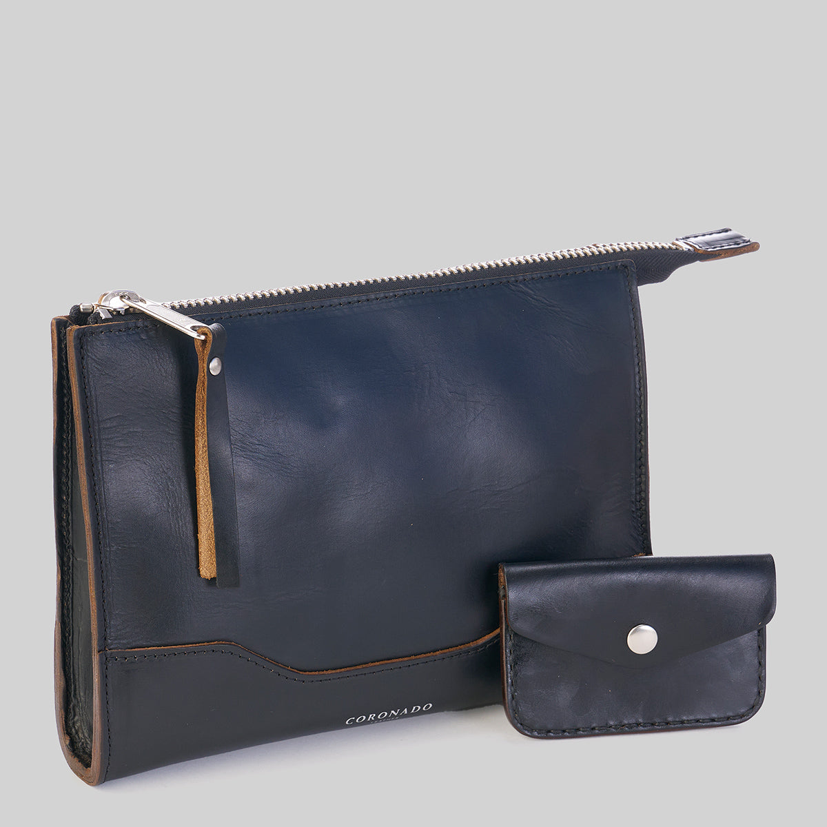 No.194 Utility Pouch | Horween® CXL Black