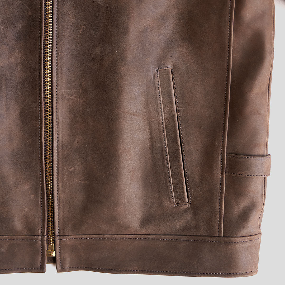 No.320 Garrison Jacket | Horsehide Vintage Brown