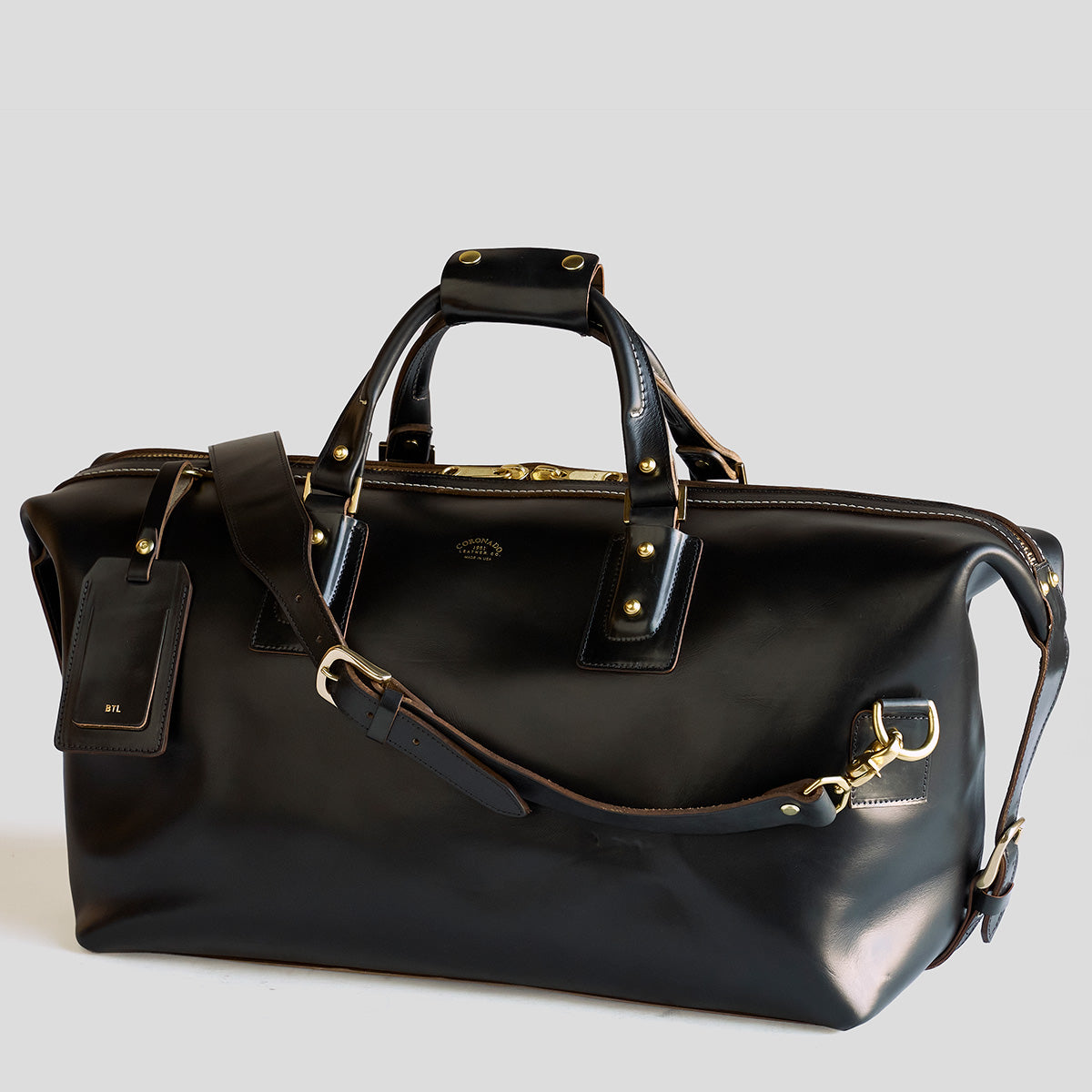 No.205 Duffel | Chromexcel x Shell Cordovan Black