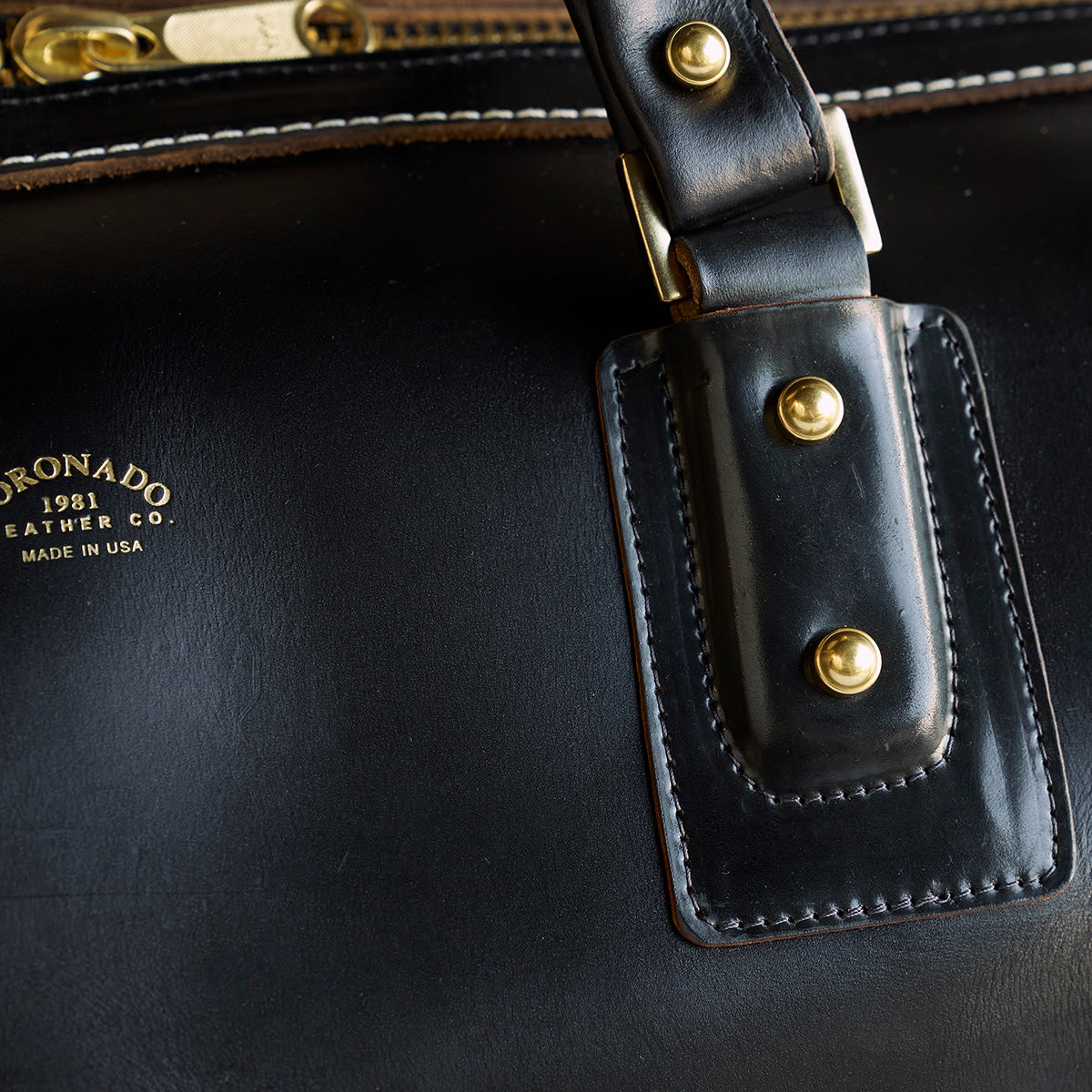No.205 Duffel | Chromexcel x Shell Cordovan Black