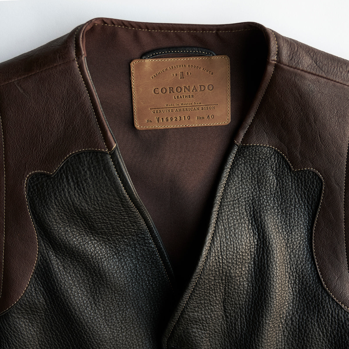 No.169 Garrison Vest | Bison