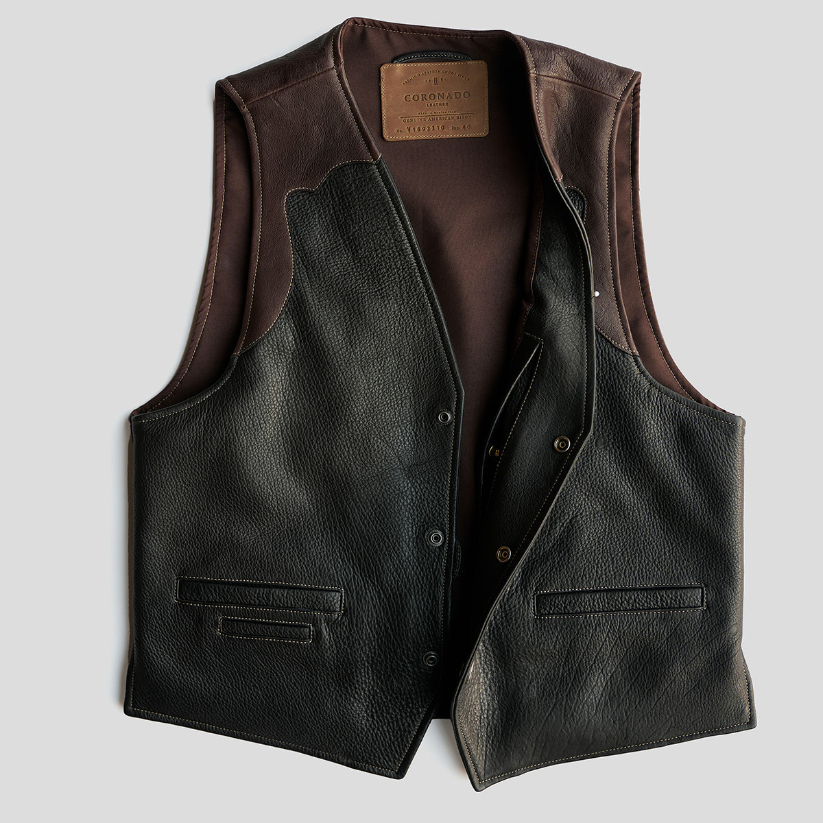 No.169 Garrison Vest | Bison