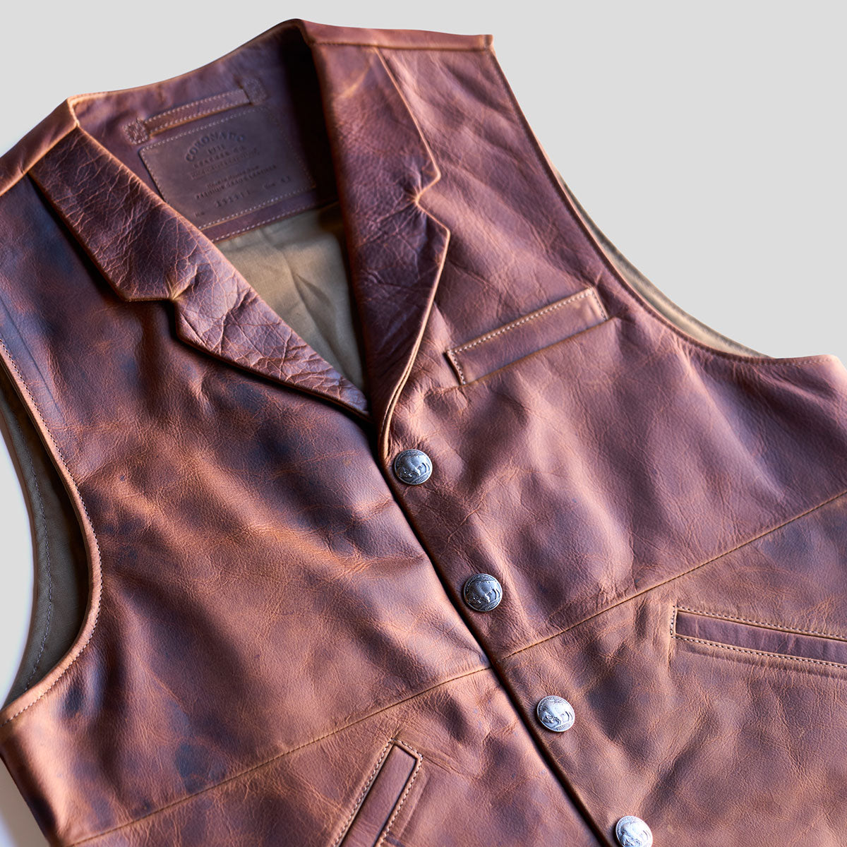 No.25 Classic Lapel Vest | Antique Brown LE