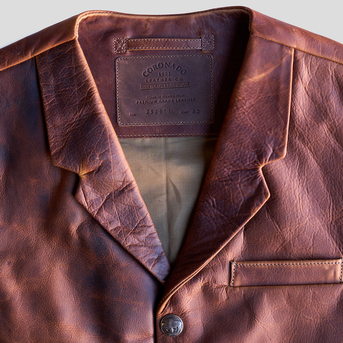 No.25 Classic Lapel Vest | Antique Brown LE