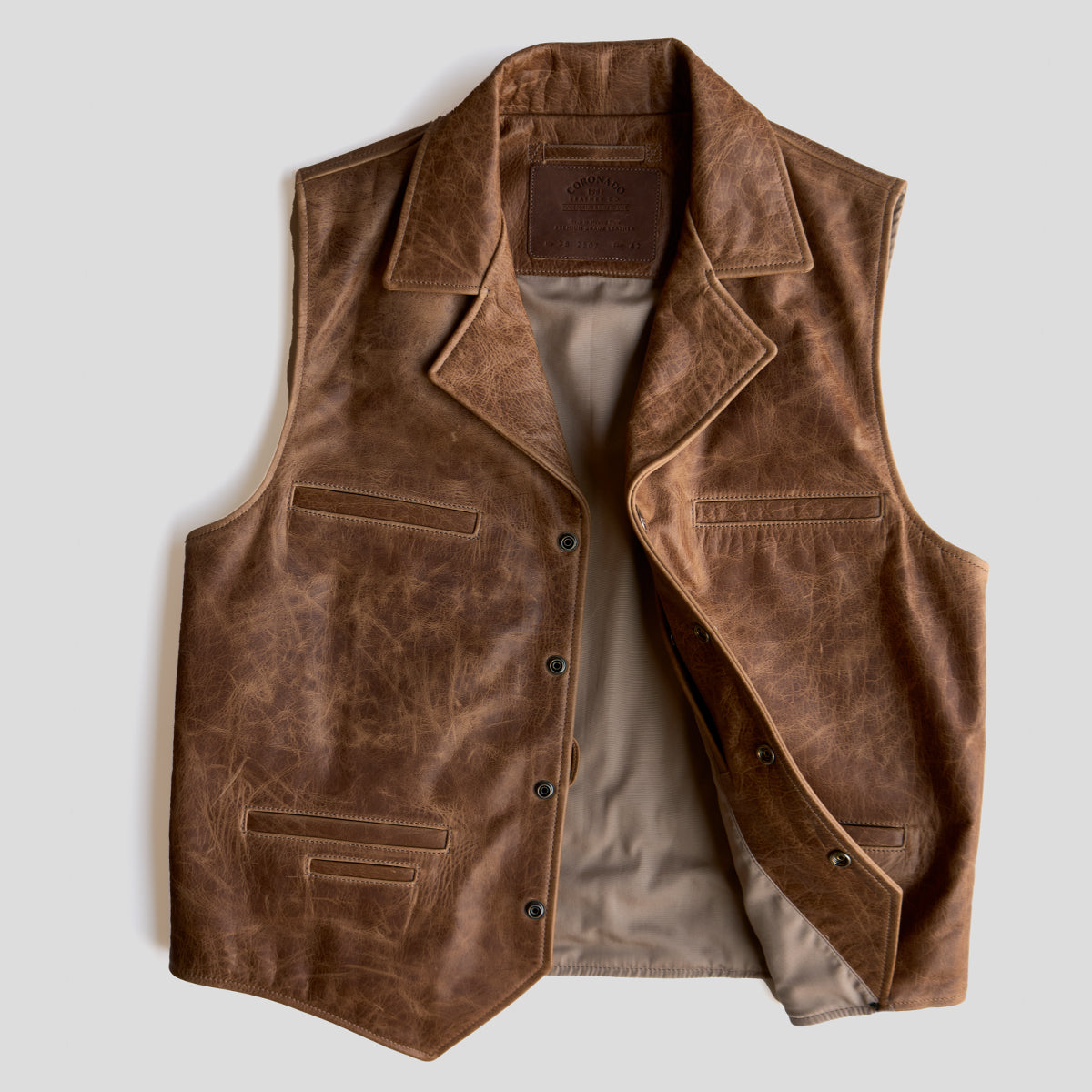 No.39 Ranchers Vest | Stagecoach Tan