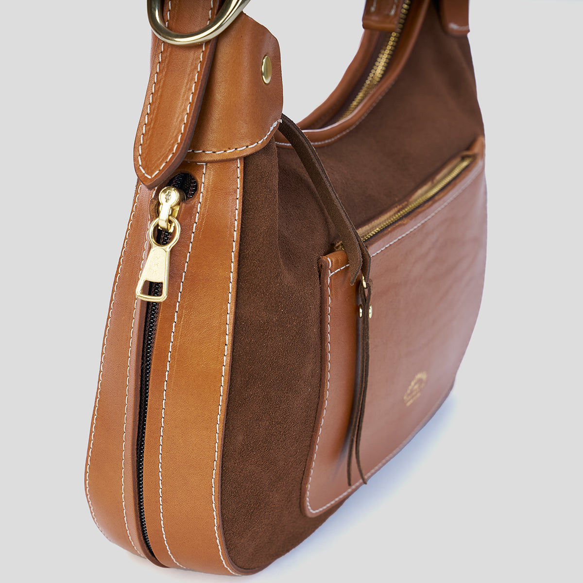 Jackie Hobo No.2 | Suede Brown x10
