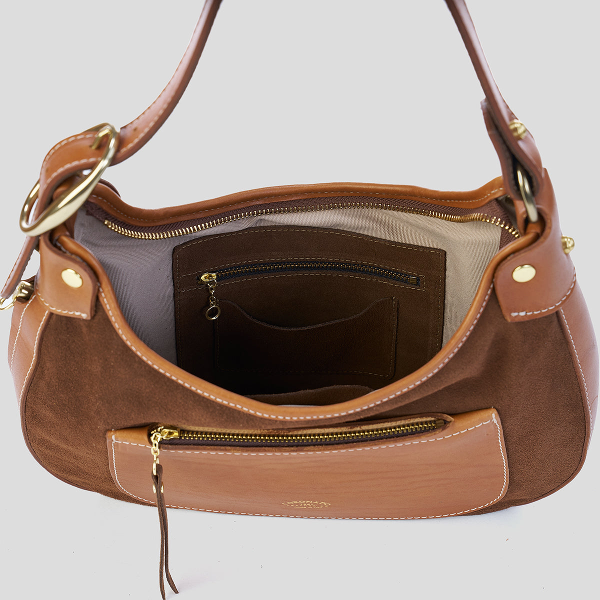 Jackie Hobo No.2 | Suede Brown x10