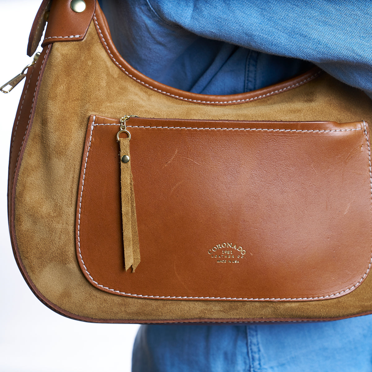 Jackie Hobo No.2 | Suede Natural x15