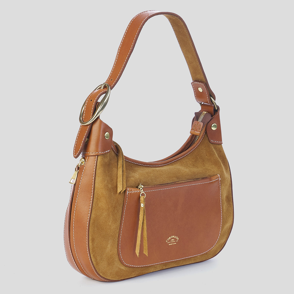 Jackie Hobo No.2 | Suede Natural x15
