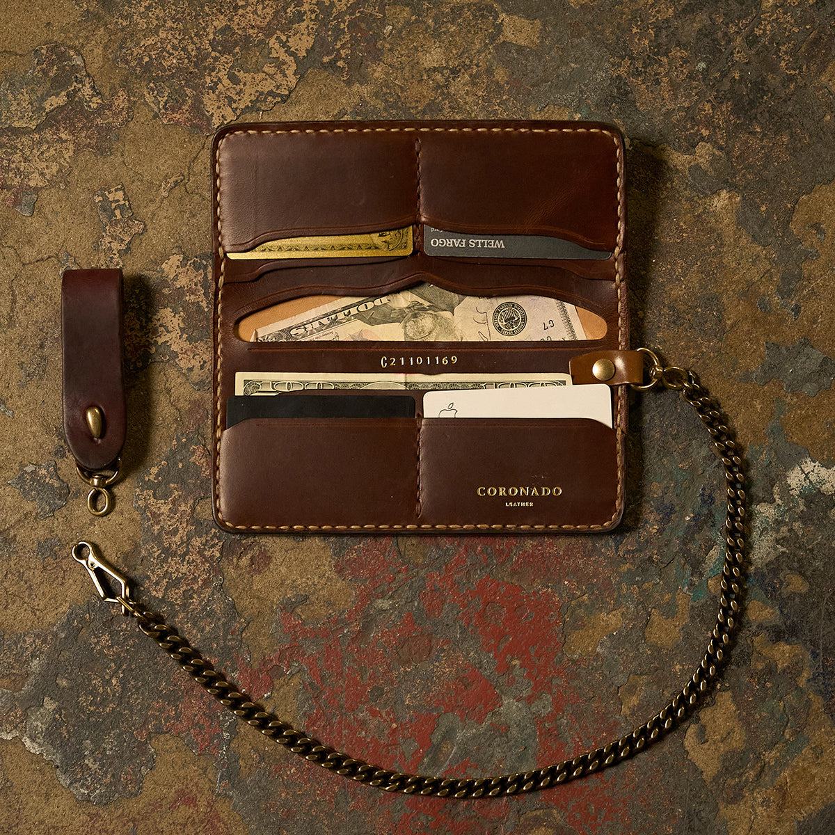No.830 Horween® Shell Cordovan Long Wallet