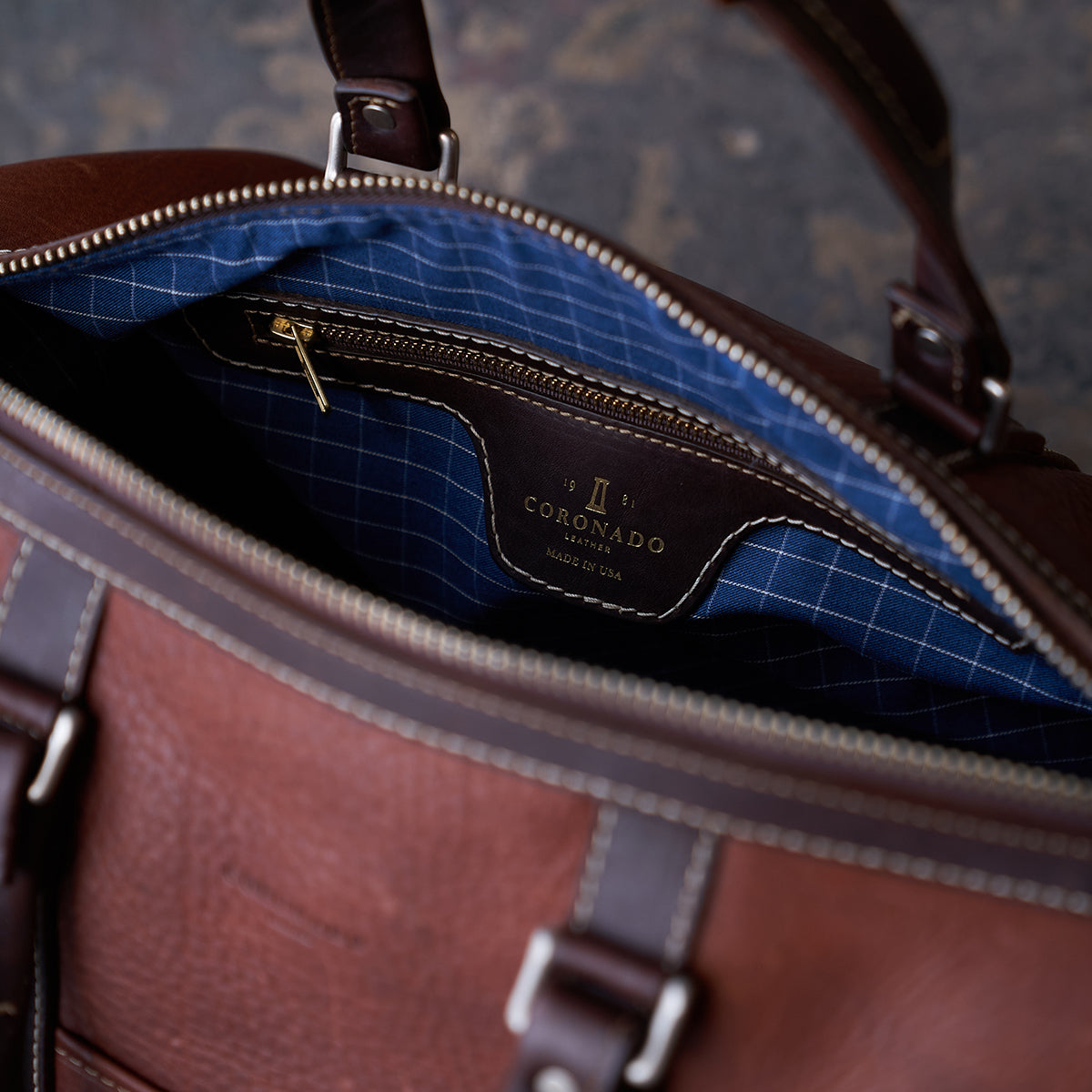 The Duffel No.007 (Waxed Cognac)