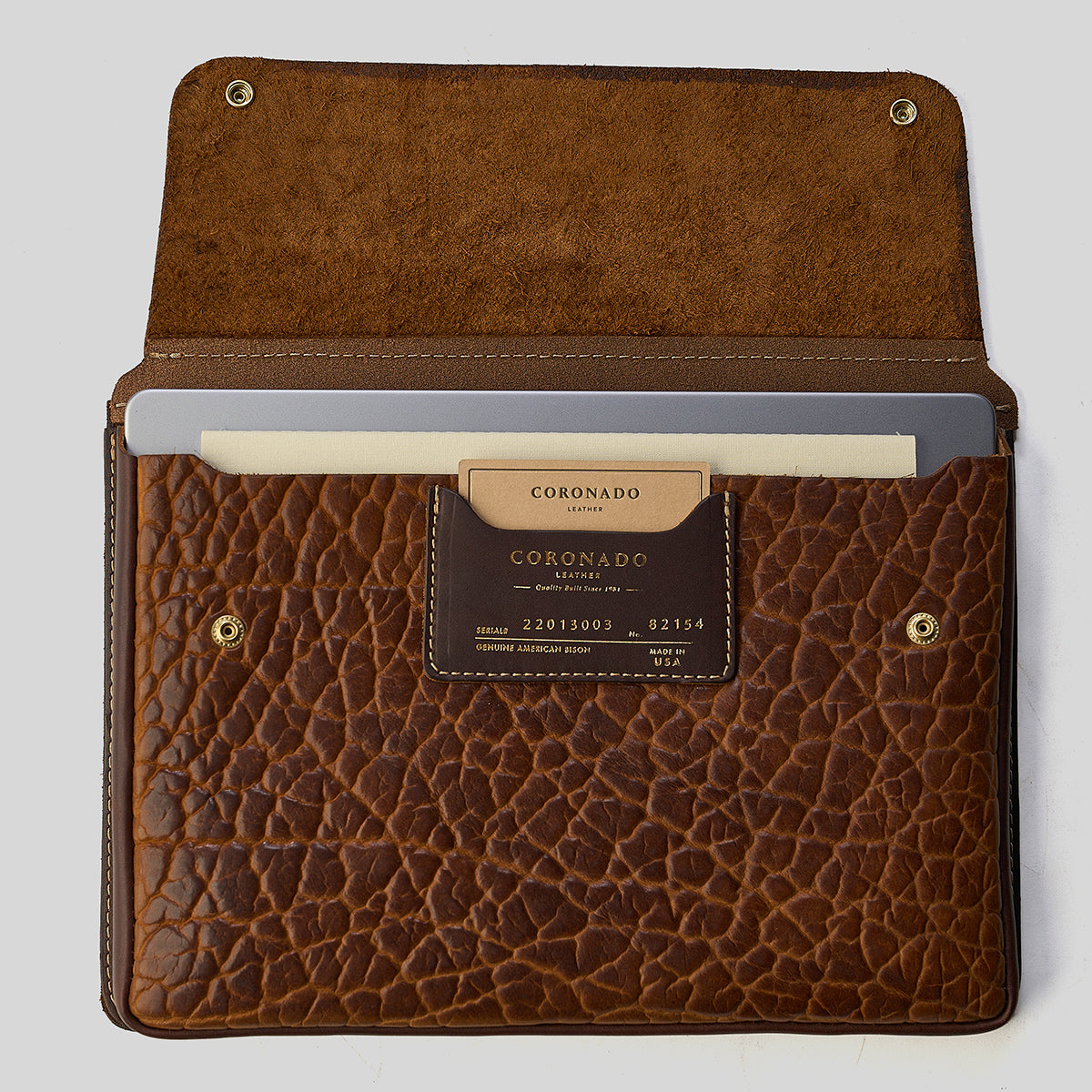 Shrunken Bison & Horween® Hard Cases