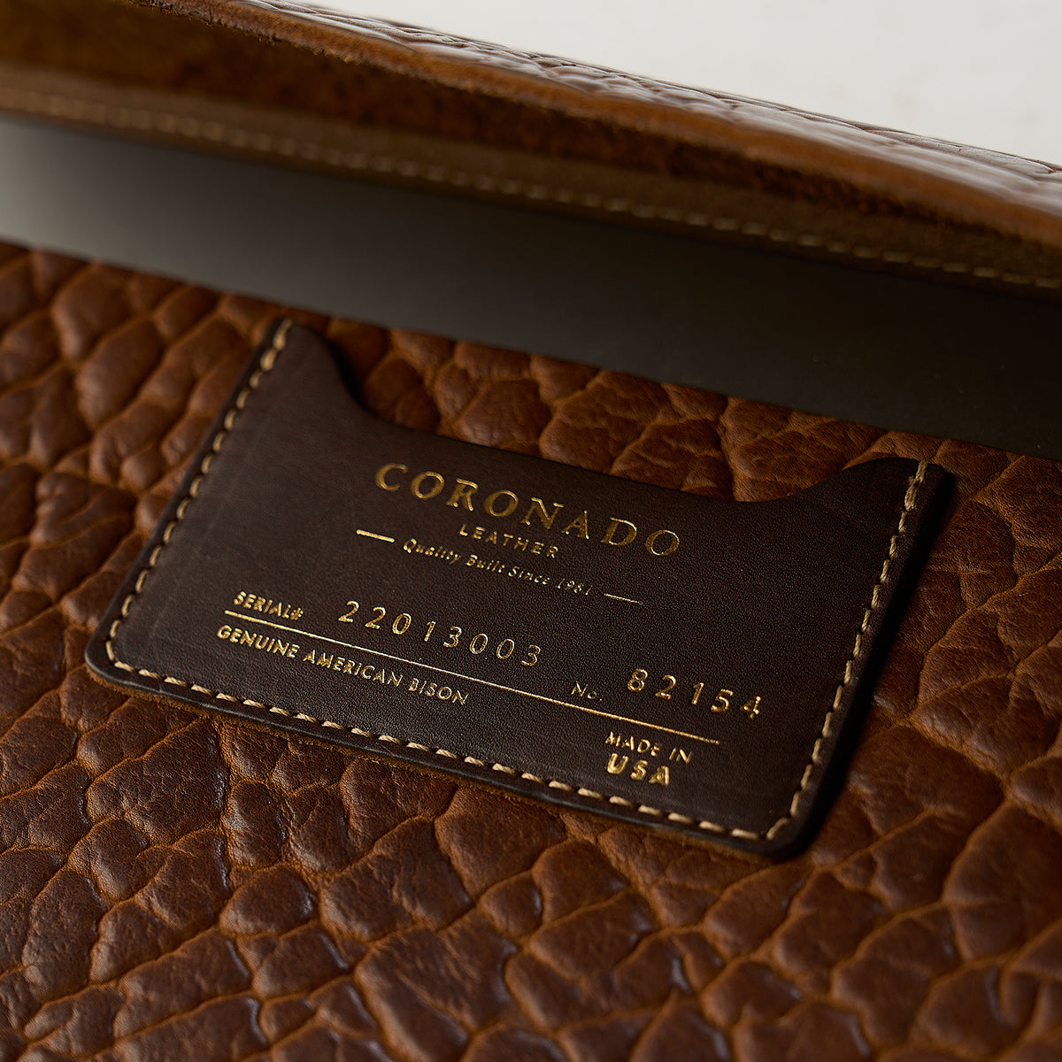 Shrunken Bison & Horween® Hard Cases