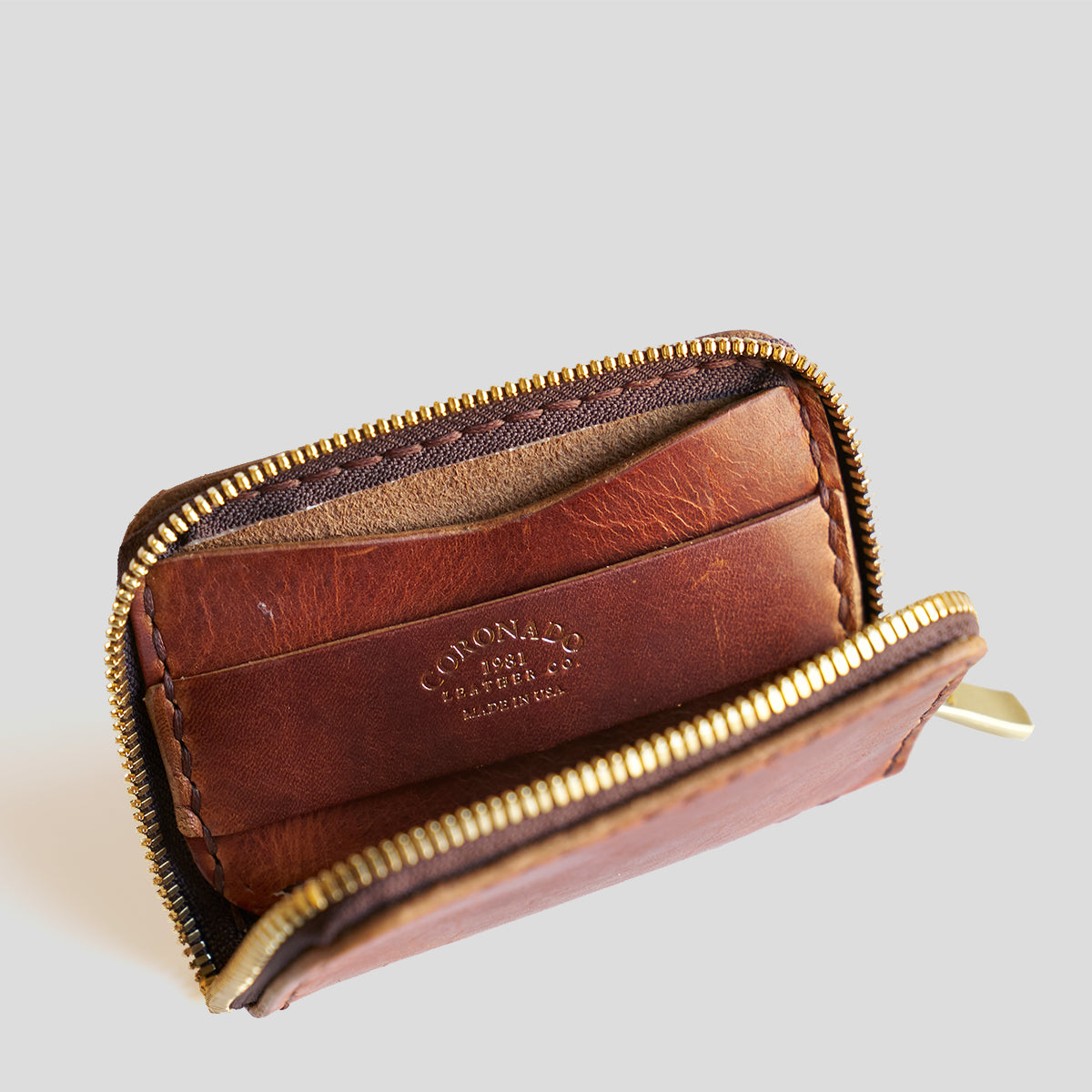 Full-Zip Dublin No.20 Wallet | Chestnut
