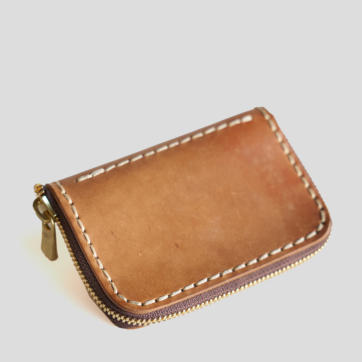 Full-Zip Horse No.20 Wallet | Natural