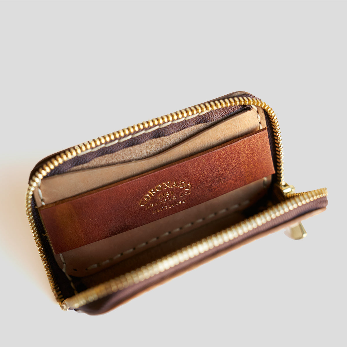 Full-Zip Horse No.20 Wallet | Natural