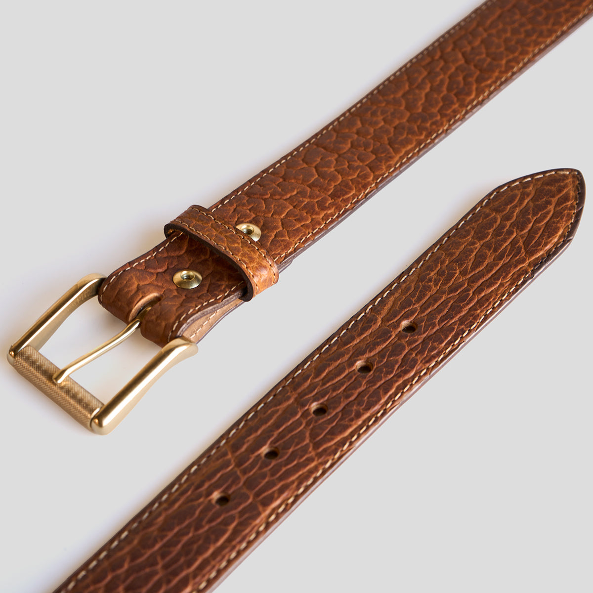 No.100 Sedona Belt | Shrunken Bison Walnut