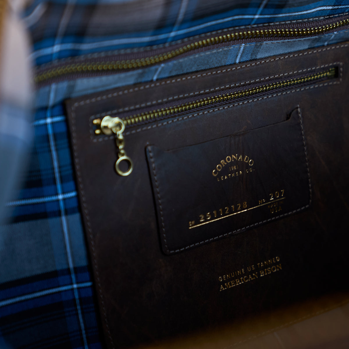 No.207 CEO Duffel | LE Bison Dark Brown